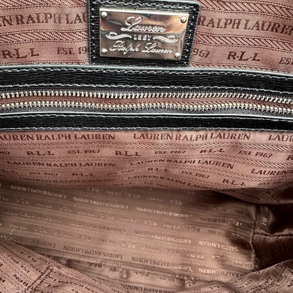 Ralph Lauren Oversize Black Leather Tote - Picture 14 of 16